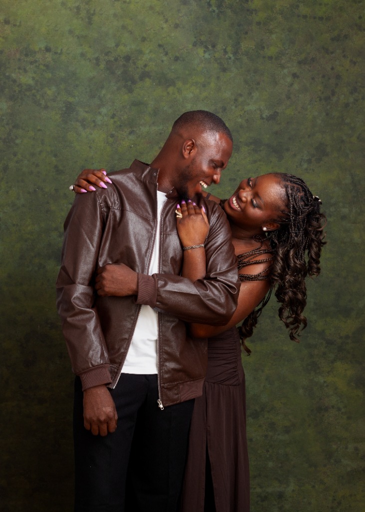 Wisdom and Similoluwa laughing together